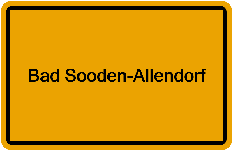 Handelsregisterauszug Bad Sooden-Allendorf